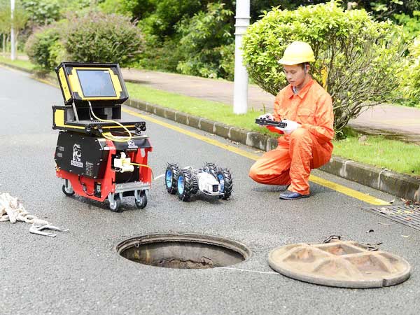 横县管道机器人检测
